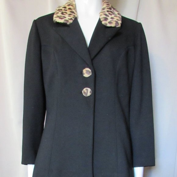 Vintage Black Suit Faux Fur Collar Hong Kong - Picture 2 of 9